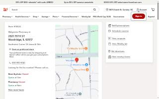Walgreens Pharmacy of Woodridge website