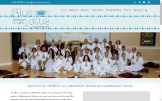 Blue Lotus Buddhist Temple and Meditation Center website