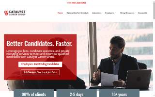 Catalyst Career Group website