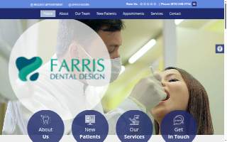 Farris Dental Design website