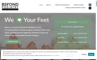Foot & Ankle Institute of Woodstock website