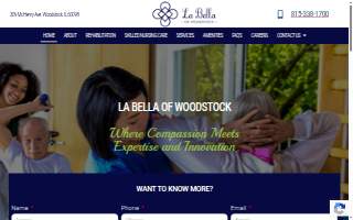 La Bella of Woodstock website