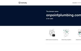 On Point Plumbing website