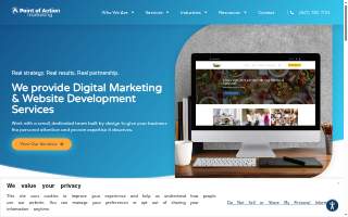 Point of Action Marketing website