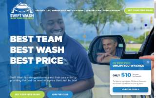 Swift Wash of Woodstock website