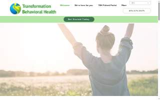 Transformation Behavioral Health website