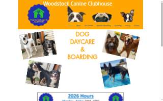 Woodstock Canine Clubhouse website