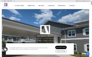 Anthony Place Senior Apartments website