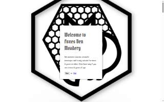 Foxes Den Meadery website