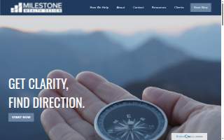 Milestone Wealth Design of Yorkville website