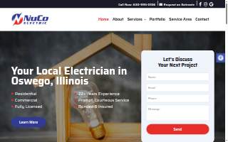 Nuco Electric LLC of Yorkville website
