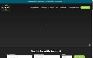 Summit Staffing of Yorkville website