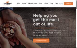 Synergy Financial Services website