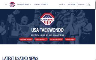 Taekwondo Elite USA website