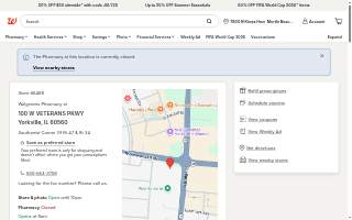 Walgreens of Yorkville website