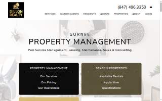Dillon Realty website