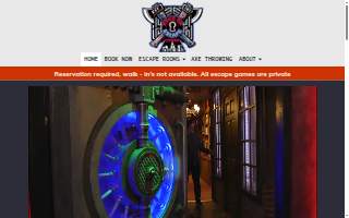 Edge of Escape Rooms & Axe Throwing Complex website