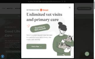 Good Life Veterinary Care of Zion website