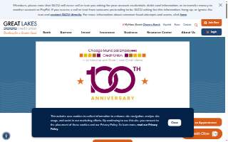 Great Lakes Credit Union of Country Club Hills website