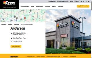 Crew Carwash of Anderson website
