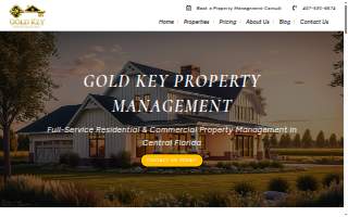 Gold Key Property Management website