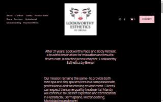Lookworthy Esthetics By Brena website