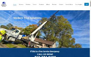 Modern Tree Solutions website