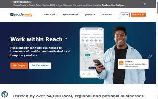 PeopleReady website