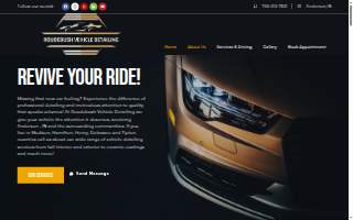Roudebush Vehicle Detailing website