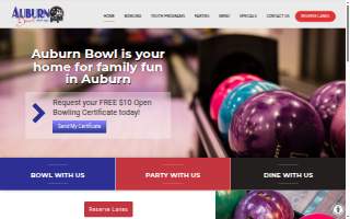 Auburn Bowl Inc website