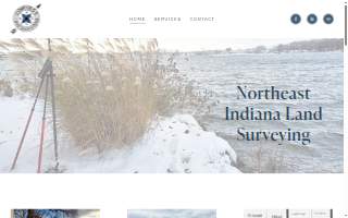 Compass Land Surveying website