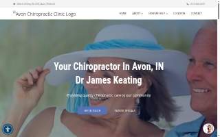Avon Chiropractic Clinic website
