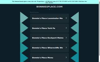 Bonnie's Place website