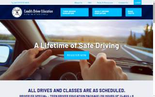 Coach's Driver Education website