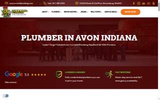 Cornwell Plumbing of Avon website