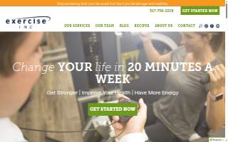 Exercise Inc of Avon website