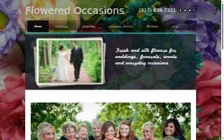 Flowered Occasions website