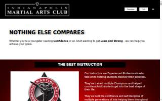 Indianapolis Martial Arts Club website