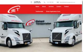 Mahant Transportation LLC website