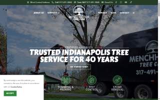 Menchhofer Tree Care LLC of Avon website