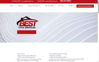 Best Title Services website