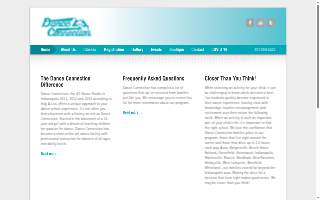 Dance Connection website