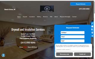 White Drywall website