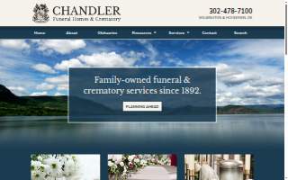 Chandler Funeral Home website