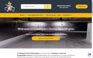Crawlspace Doctor - Bloomington Indiana website