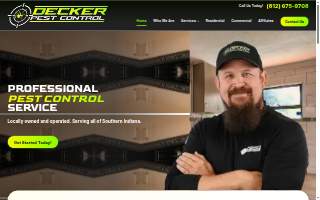 Decker Pest Control, LLC website