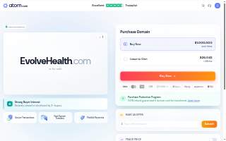 Evolve Health website
