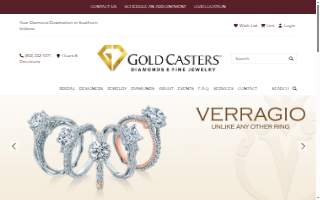 Gold Casters Diamonds and Fine Jewelry website