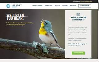 Hickory Audiology website