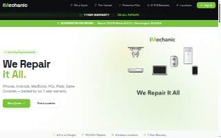 iMechanic website